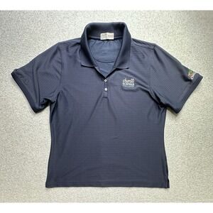 Charles Schwab Polo Shirt Womens Extra Large Blue Performance Stretch Ladies